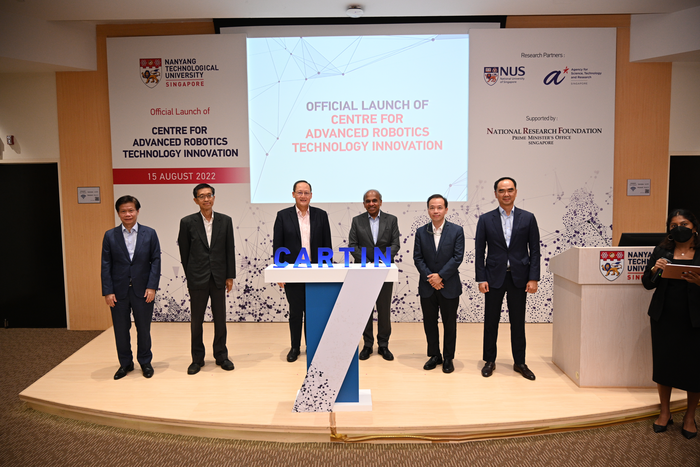 NTU Singapore launches S$45 million center for innovative robotics technologies